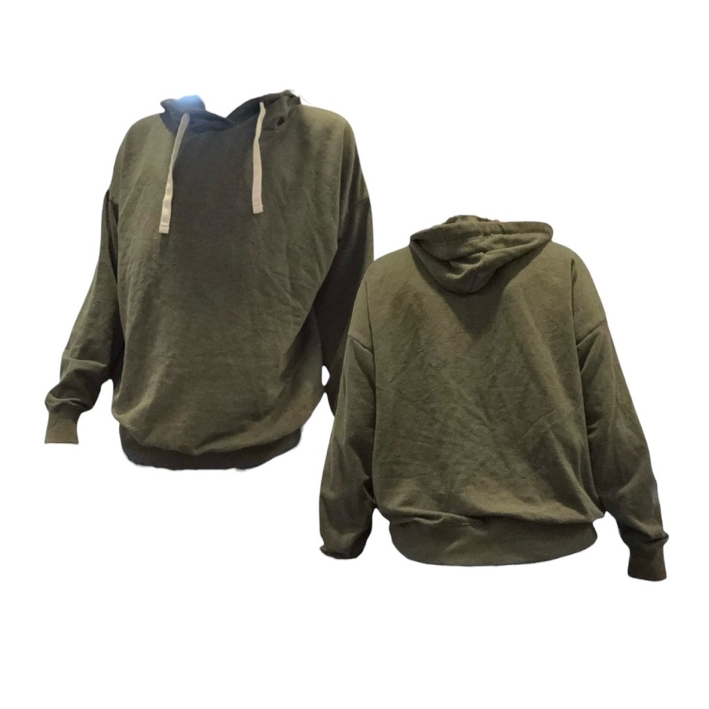 Buffalo David Bitton Olive Green Women's Hoodie Sweatshirt
